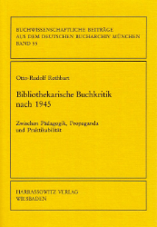 Bibliothekarische Buchkritik nach 1945