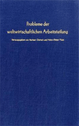 Buchcover Probleme der weltwirtschaftlichen Arbeitsteilung
