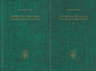 Studien zur Opera Seria von Baldassare Galuppi