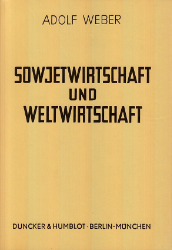 Sowjetwirtschaft und Weltwirtschaft