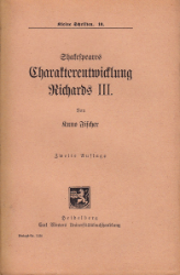 Shakespeares Charakterentwicklung Richards III