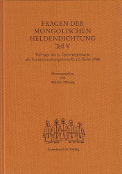 Fragen der mongolischen Heldendichtung. Teil V