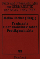 Fragmente einer skandinavischen Poetikgeschichte