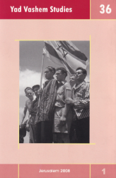 Yad Vashem Studies 36.1 (2008)