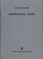 Onomastica sacra