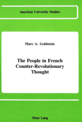 The People in French Counter-Revolutionary Thought
