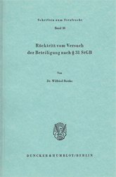 Rücktritt vom Versuch der Beteiligung nach § 31 StGB