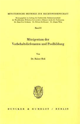 Miteigentum der Vorbehaltslieferanten und Poolbildung