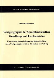 Wortgeographie der Sprachlandschaften Vorarlbergs und Liechtensteins