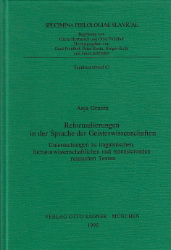 Reformulierungen in der Sprache der Geisteswissenschaften