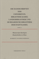 Manuscripta theologica: Die Handschriften in Oktav