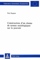 Construction d'un réseau de termes sociologiques sur le pouvoir