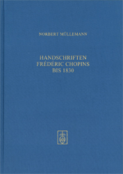 Handschriften Frédéric Chopins bis 1830