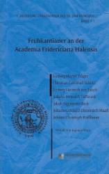 Frühkantianer an der Academia Fridericiana Halensis