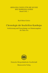Chronologie der Inschriften Kambojas - Golzio, Karl-Heinz