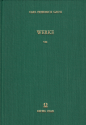 Werke. Band VIII: Nachträge zu Band I-IV