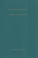 Blätter aus Bad Boll. Dritter Band: Juli bis Dezember 1875 und Januar bis Juni 1876