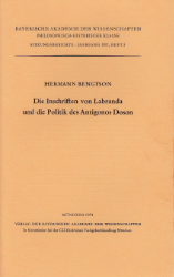 Die Inschriften von Labranda und die Politik des Antigonos Doson