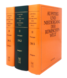 Aufstieg und Niedergang der römischen Welt (ANRW) /Rise and Decline of the Roman World. Part 2/Vol. 26/1-3