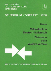 Valenzlexikon Deutsch-Italienisch/Dizionario della valenza verbale