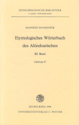 Etymologisches Wörterbuch des Altindoarischen. Lieferung 25