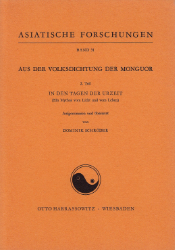 Aus der Volksdichtung der Monguor. Teil 2