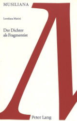 Der Dichter als Fragmentist