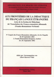 Aux frontières de la didactique du français langue étrangère