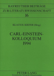 Carl Einstein - Avantgardist im Spannungsfeld von Kultur und Politik im ersten Drittel des 20. Jahrhunderts