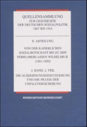 Die Ausdehnungsgesetzgebung und die Praxis der Unfallversicherung