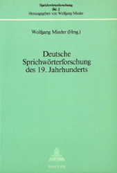 Deutsche Sprichwörterforschung des 19. Jahrhunderts