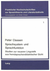 Sprachsystem und Sprachfunktion