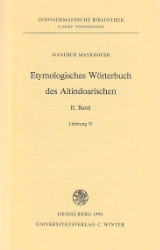 Etymologisches Wörterbuch des Altindoarischen. Lieferung 19