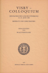Visby-Colloquium des Hansischen Geschichtsvereins 1984