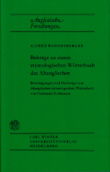 Beiträge zu einem etymologischen Wörterbuch des Altenglischen