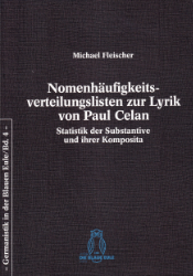 Nomenhäufigkeitsverteilungslisten zur Lyrik von Paul Celan