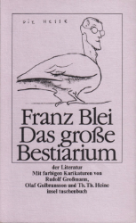 Das große Bestiarium der Literatur