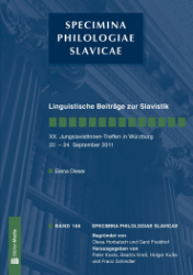 Linguistische Beiträge zur Slavistik XX