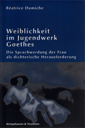 Buchcover Weiblichkeit im Jugendwerk Goethes