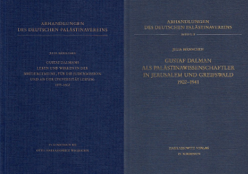 Gustaf Dalman. Zwei Bände