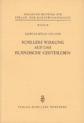 Schillers Wirkung auf das isländische Geistesleben