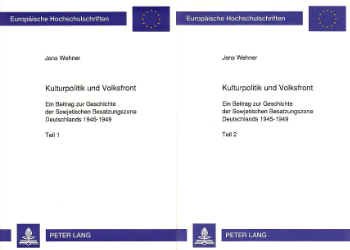 Kulturpolitik und Volksfront