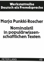 Nominalstil in populärwissenschaftlichen Texten