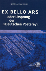 Buchcover EX BELLO ARS oder Ursprung der »Deutschen Poeterey«