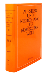 Aufstieg und Niedergang der römischen Welt (ANRW) /Rise and Decline of the Roman World. Part 2/Vol. 25/3