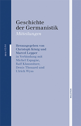 Mitteilungen des Marbacher Arbeitskreises für Geschichte der Germanistik (Heft 19/20, 2001)