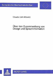 Über den Zusammenhang von Design und Sprachinformation