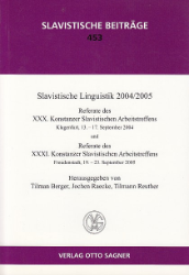 Slavistische Linguistik 2004/2005
