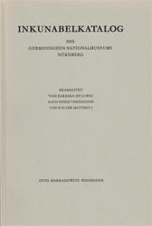 Inkunabelkatalog des germanischen Nationalmuseums Nürnberg
