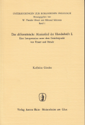 Das altfranzösische Alexiuslied der Handschrift L